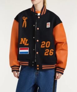 Denham TeamNL Varsity Jacket 2026 Winter Olympics Netherlands Varsity Jacket
