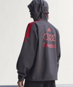 Adidas x Audi Revolut F1 Mechanics Rain Jacket Audi x Adidas Revolut F1 Mechanics Black Jacket