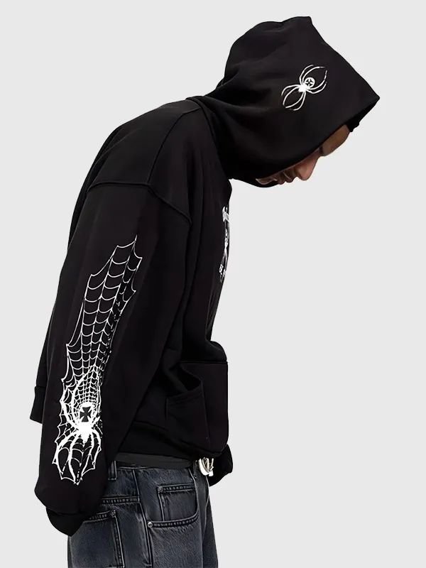 Spider Crest Hoodie Black Spider Crest Hoodie
