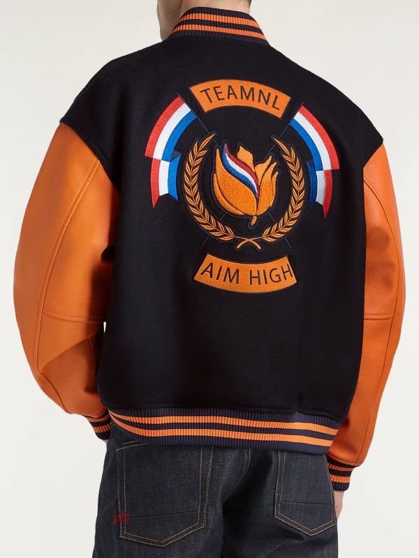 Denham TeamNL Varsity Jacket Denham Team Netherlands Varsity Jacket