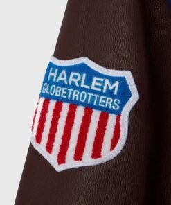 OVO Harlem Globetrotters Varsity Jacket Blue Brown