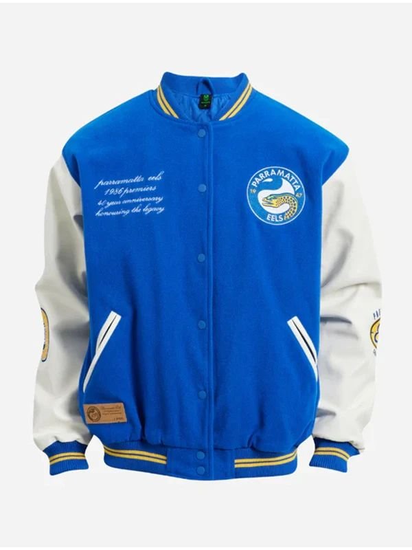 Parramatta Eels 1986 Premiers Varsity Jacket Parramatta Eals 1986 Varsity Jacket Unisex