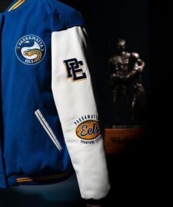 Parramatta Eels 1986 Premiers Varsity Jacket Premiers Eals Varsity Wool Jacket in Blue White