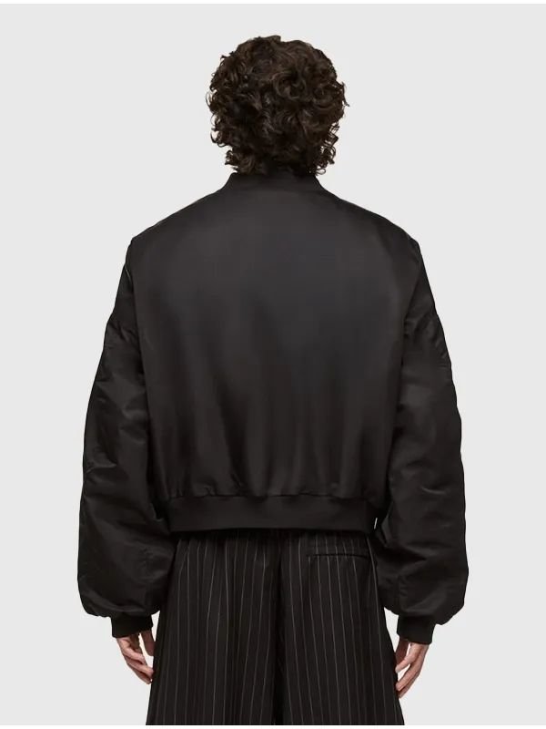 Adidas x Willy Chavarria Coaches Jacket Unisex Adidas x Willy Chavarria 2026 Black Satin Jacket