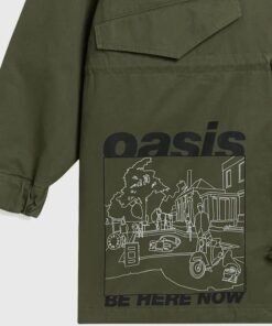 Unisex Carnival x Oasis Legendary Green Parka Jacket