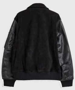 Adidas Y 3 Mercedes 2026 Black Leather Racing Jacket Unisex