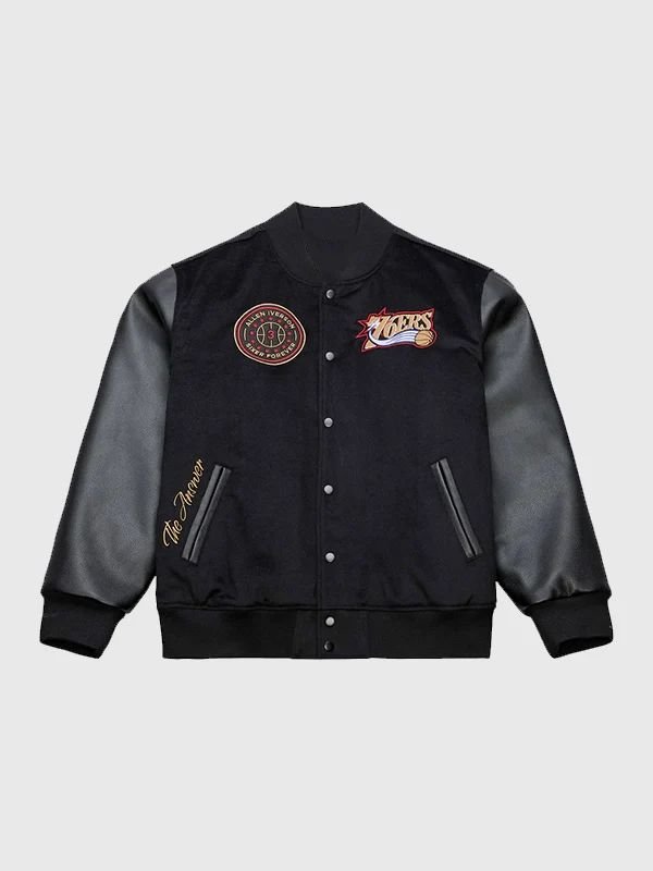 Allen Iverson 76ers x Mitchell & Ness Varsity Jacket Allen Iverson 76ers x Mitchell & Ness Varsity Jacket