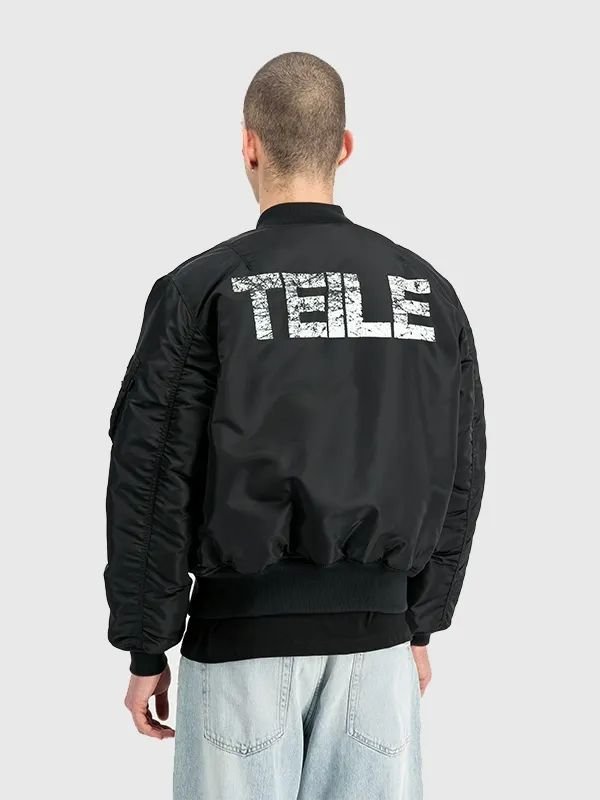 Alpha Industries x TEILE MA-1 Bomber Jacket Alpha Industries x TEILE Black MA 1 Bomber Jacket