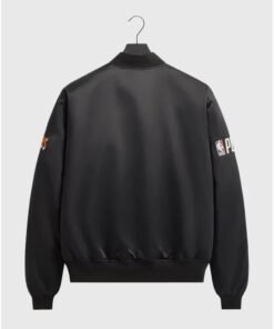 Black Satin New York Knicks Kith Jacket Playoffs 2026