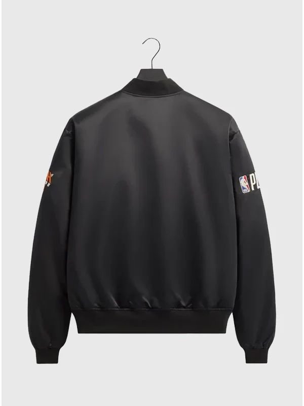 Giorgio Armani x Kith New York Knicks Satin Jacket Black Satin New York Knicks Kith Jacket Playoffs 2026