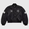 Black WWE x XO Bomber Jacket 2026