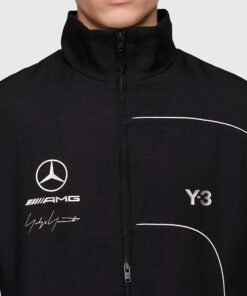 Black Y 3 x Mercedes AMG F1 2026 Track Jacket