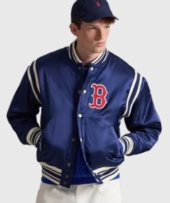 Boston Red Sox Ralph Lauren Navy Varsity Jacket