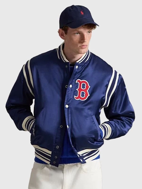 Polo Ralph Lauren Red Sox Jacket Boston Red Sox Ralph Lauren Navy Varsity Jacket