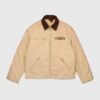Koyin x Fashion Nova Varsity Jacket Denim Tears Every Tear Is A Star Work Jacket – Khaki