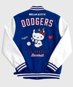 Hello Kitty Los Angeles Dodgers Varsity Jacket