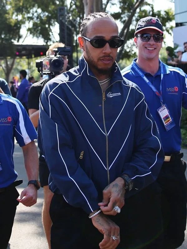 Lewis Hamilton Willy Chavarria Jacket Lewis Hamilton Blue Track Jacket 2026