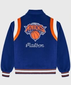 Malbon Knicks 2026 The Garden Varsity Wool Jacket