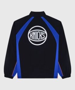 Malbon x New York Knicks 2026 Black Baseline Quarter Zip Jacket