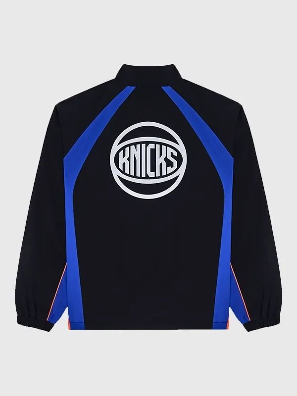 Malbon x Knicks Baseline Quarter-Zip Jacket Malbon x New York Knicks 2026 Black Baseline Quarter Zip Jacket