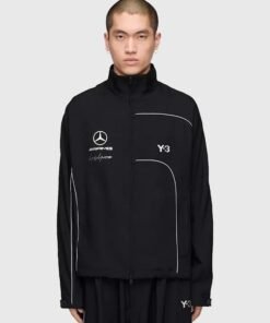 Mercedes AMG F1 Y 3 2026 Black Track Jacket