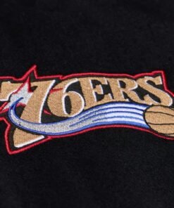 Allen Iverson 76ers x Mitchell & Ness Varsity Jacket Mitchell_Ness Philadelphia 76ers Walk The Tunnel Jacket
