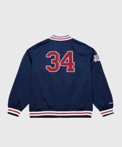 Navy Blue Minnesota Twins Kirby Puckett Satin Full Snap Player Jacket