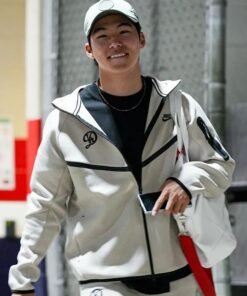 Nike Tech Fleece Windrunner Grey Dodgers Jacket