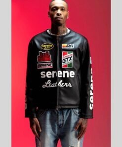 Serene GT Leather Jacket dead serene x GT Leather Jacket