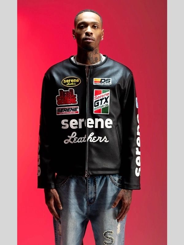 Serene GT Leather Jacket dead serene x GT Leather Jacket