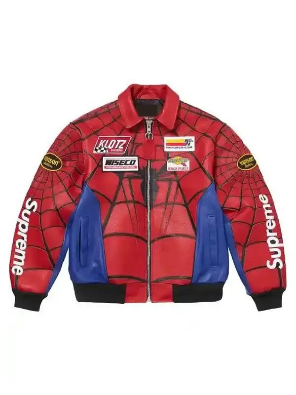 2026 Supreme Vanson Spider Man Jacket
