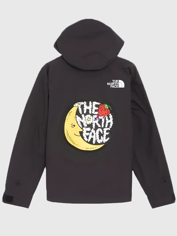 The North Face x Sky High Farm Rain Jacket The North Face x Sky High Farm Unisex Black Relaxed Graphic Rain Jacket