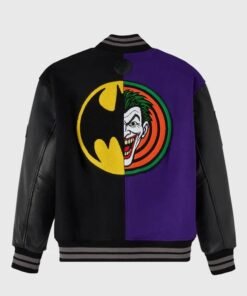 Unisex 2026 OVO The Batman x Joker Black Purple Jacket