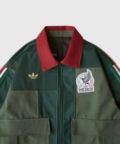 Unisex Green 2026 Mexico Cotton Jacket