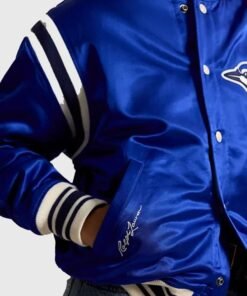 Polo Ralph Lauren Blue Jays Jacket Varsity Bomber Blue Jays RL Jacket for Menand Women