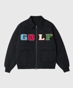 2026 Golf Wang Airborne Jacket Black