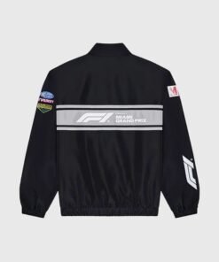 2026 Miami Grand Prix Black Track Jacket Malbon x Formula 1
