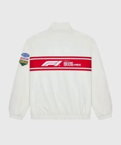 2026 Miami Grand Prix White Track Jacket Malbon x Formula 1
