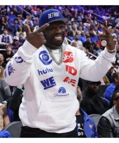 50 Cent Detroit Pistons Game NBA Logo Hoodie