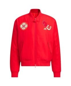 Chinese New Year Red Bomber Jacket
