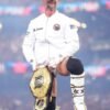 Nike Tech Windrunner Fleece Jacket CM Punk WrestleMania White Bomber Jacket