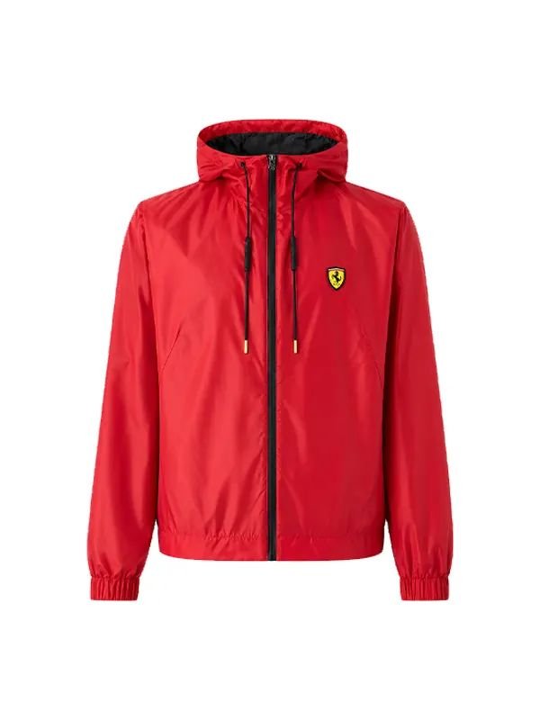 Ferrari Red Windbreaker Jacket Ferrari Red Windbreaker Jacket
