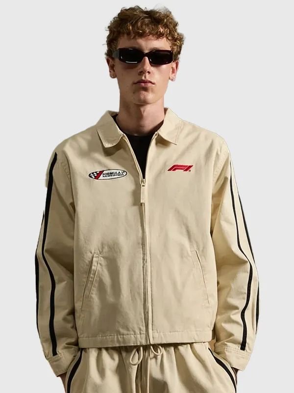 Formula 1 x Pacsun Miami Work Jacket Formula 1 x Pacsun Miami Grand Prix Tan Brown Workwear Jacket