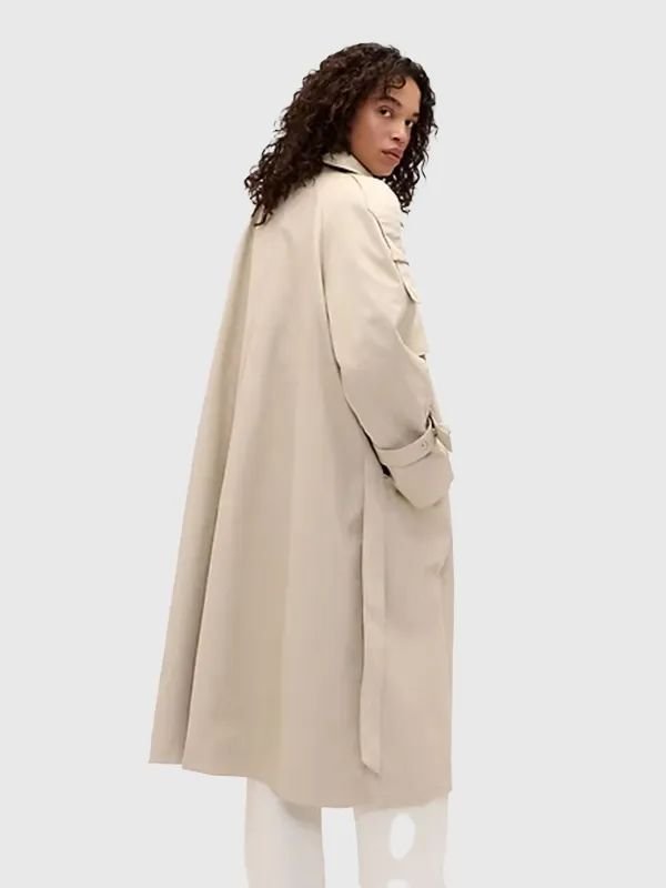 Gap × Victoria Beckham Trench Coat Gap x Victoria Beckham 2026 Unisex Beige Trench Coat