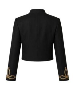 Margot Robbie McQueen Jacket Margot Robbie Jacket Black