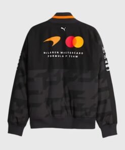 McLaren Puma 2026 1000th Grand Prix Black Bomber Jacket Unisex