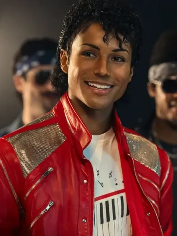 Michael 2026 Jaffer Jackson Red Bomber Jacket Michael 2026 Jaffer Jackson Red Bomber Jacket