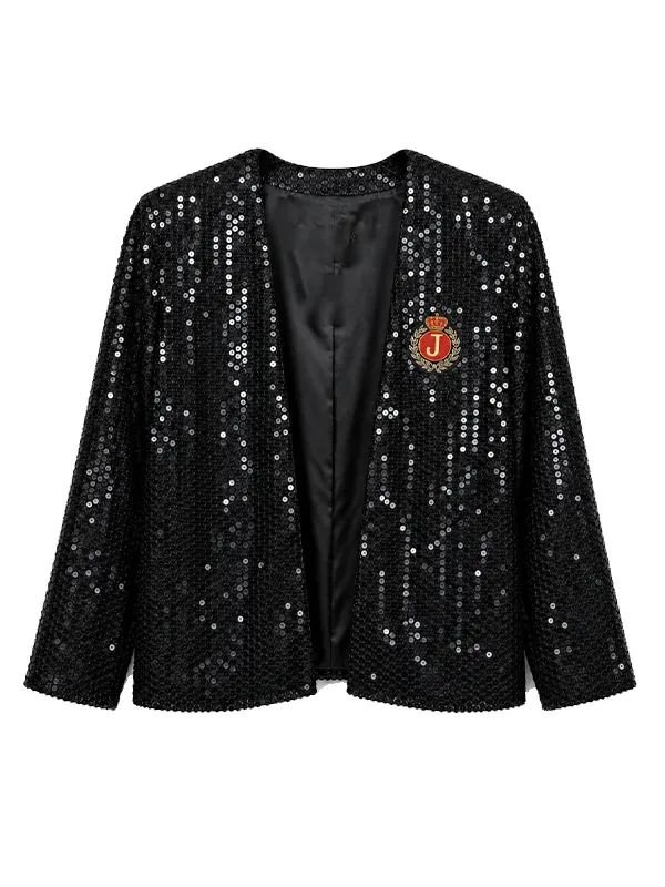 Michael Jackson Black Sequin Jacket