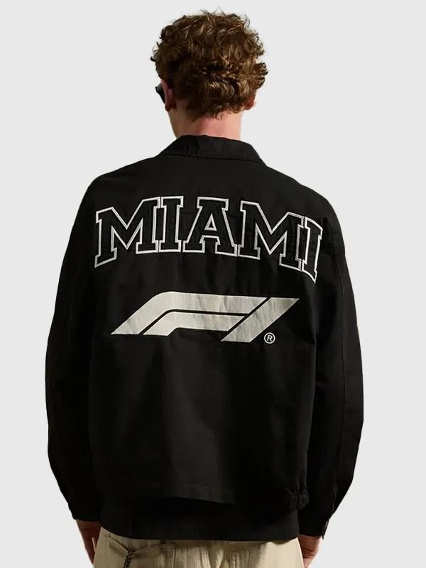 Formula 1 x Pacsun Miami Work Jacket Pacsun x Formula 1 Black Miami Grand Prix Workwear Jacket Unisex