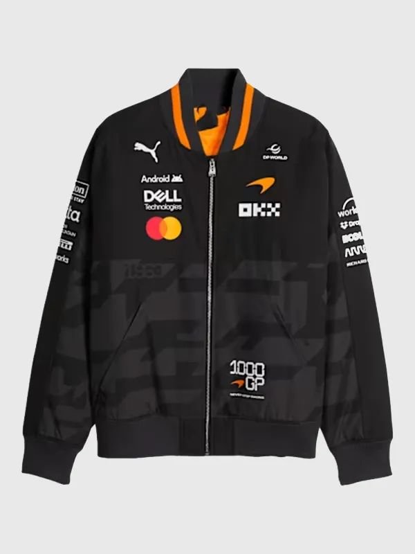 Puma Mclaren RACING 1000th Grand Prix Bomber Jacket Puma Mclaren RACING 1000th Grand Prix Bomber Jacket